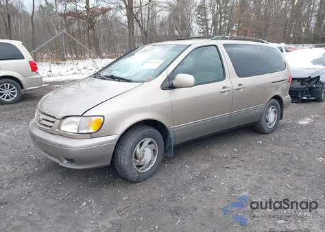 2003 Toyota Sienna Le из США, поврежденный, VIN 4T3ZF13C63U519068